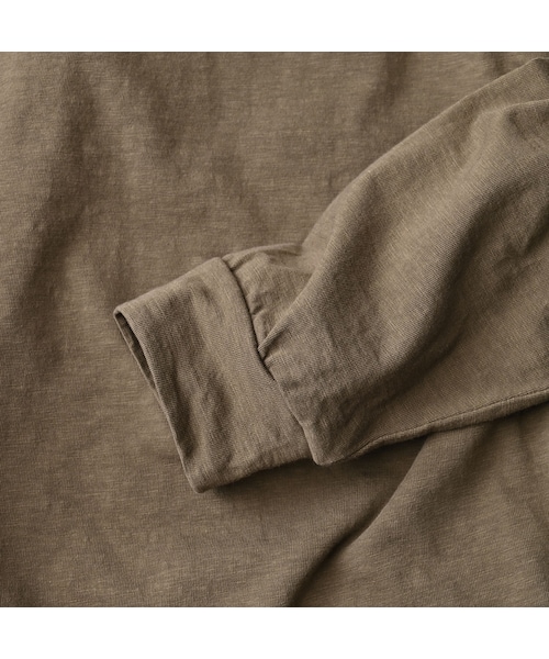 45R（フォーティファイブアール）の「天竺のヨックネックドレス（ワンピース/ドレス・レディース・12-ベージュ/35-オレンジ/62-カーキ・00-フリー）」の14枚目の写真