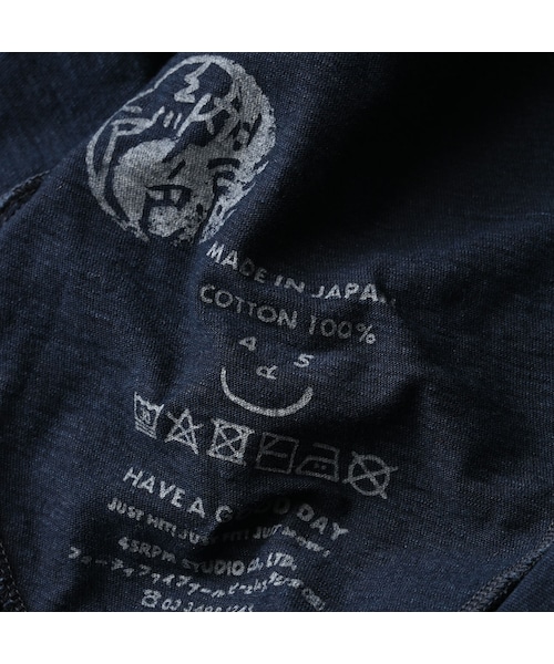 45R（フォーティファイブアール）の「天竺のヨックネックドレス（インディゴ）（ワンピース/ドレス・レディース・73-インディゴ・00-フリー）」の12枚目の写真