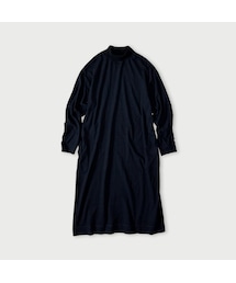 45R（フォーティファイブアール）の「天竺のヨックネックドレス（インディゴ）（ワンピース/ドレス）」