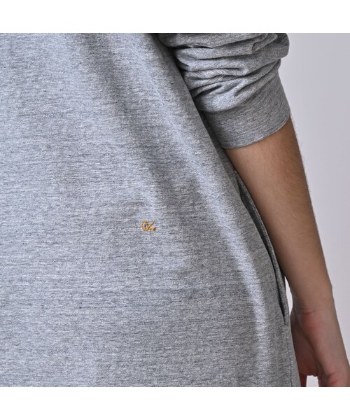 45R（フォーティファイブアール）の「天竺のヨックネックドレス（トップ）（ワンピース/ドレス・レディース・23-グレートップ・00-フリー）」の9枚目の写真