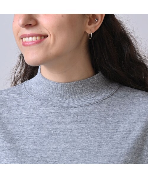 45R（フォーティファイブアール）の「天竺のヨックネックドレス（トップ）（ワンピース/ドレス・レディース・23-グレートップ・00-フリー）」の6枚目の写真