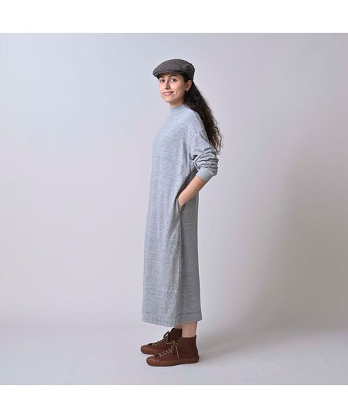 45R（フォーティファイブアール）の「天竺のヨックネックドレス（トップ）（ワンピース/ドレス・レディース・23-グレートップ・00-フリー）」の4枚目の写真