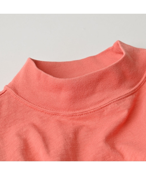 45R（フォーティファイブアール）の「天竺のヨックネックビッグスリットTシャツ（トップス・レディース・02-シロ/12-ベージュ/35-オレンジ/62-カーキ・00-フリー）」の14枚目の写真