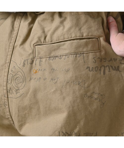 45R（フォーティファイブアール）の「ダック落書きプリントの908テントパンツ（パンツ・レディース・12-ベージュ・02-S/04-L）」の19枚目の写真