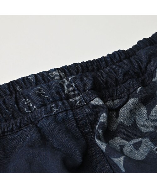 45R（フォーティファイブアール）の「ダック落書きプリントの908テントパンツ（インディゴ）（パンツ・レディース・73-インディゴ・02-S/04-L）」の21枚目の写真