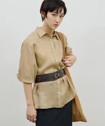 GALLARDAGALANTE（ガリャルダガランテ）の「【12/11(木)10:30～予約開始】【セットアップ対応】【2way】キュプラブラウス（トップス）」