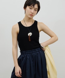 GALLARDAGALANTE | 【前後2way】ハイツイストリブタンク(タンクトップ)