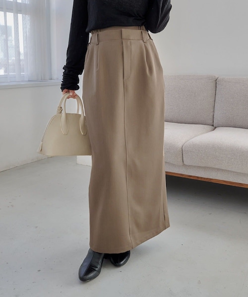 【低身長サイズあり】Wウエストスカート