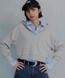 PAGEBOY（ページボーイ）の「ハーフＺＩＰショートパーカー（その他）」