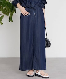 BEARDSLEY | トロミデニムタイトスカート(デニムスカート)