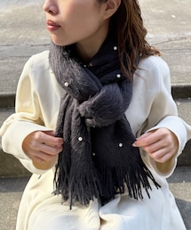 パール付きマフラー