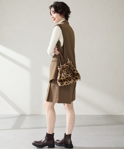 ORiental TRaffic（オリエンタルトラフィック）の「フェイクファー巾着バッグ/BA-269（その他・レディース・ブラウン・-）」の11枚目の写真