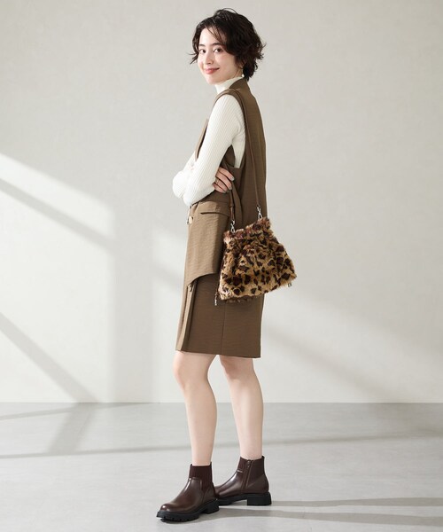 ORiental TRaffic（オリエンタルトラフィック）の「フェイクファー巾着バッグ/BA-269（その他・レディース・ブラウン・-）」の8枚目の写真