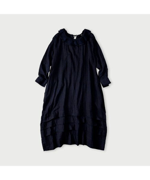 45R（フォーティファイブアール）の「インディゴ秋の七草抜染プリント