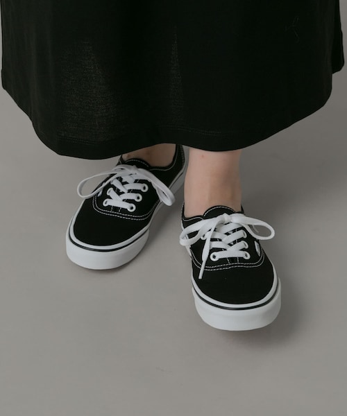 URBAN RESEARCH Sonny Label（アーバンリサーチサニーレーベル）の「VANS　Ua Authentic（スニーカー・レディース・Black/NAVY/RED・5/5.5/6）」の5枚目の写真