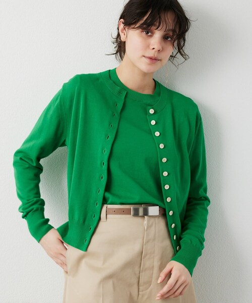 Whim Gazette（ウィムガゼット）の「16Gテンジクカーディガン（）」 - WEAR