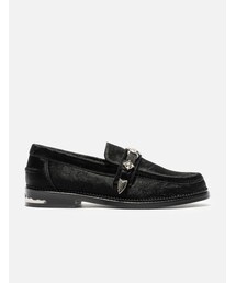 HBX EXCLUSIVE BLACK PONY LOAFER