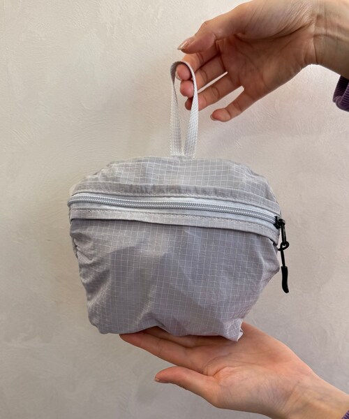 ORiental TRaffic（オリエンタルトラフィック）の「【WEB限定】折りたたみナップサック/BA-271（その他・レディース・ブラック/グレー・-）」の11枚目の写真