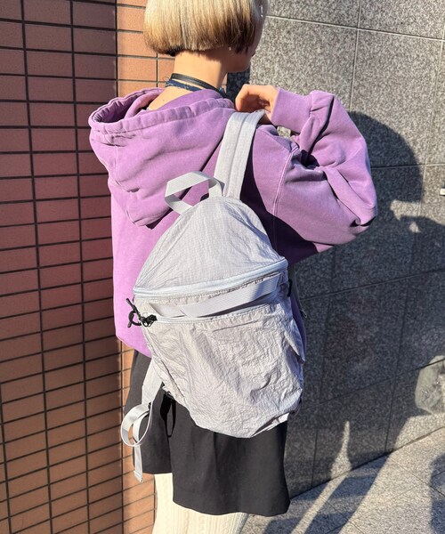 ORiental TRaffic（オリエンタルトラフィック）の「【WEB限定】折りたたみナップサック/BA-271（その他・レディース・ブラック/グレー・-）」の6枚目の写真