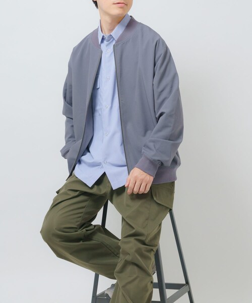 ITEMS URBANRESEARCH(アイテムズ アーバンリサーチ)の「TRストレッチ ジップアップブルゾン(ブルゾン・メンズ・BLK/GRY/BEG・M/L)」の19枚目の写真