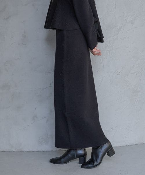 A part by（アパートバイ）の「ペプラムカーディガンセットアップ/WEB先行予約（トップス・ブラック 09/ライトグレー 12・FREE）」の9枚目の写真