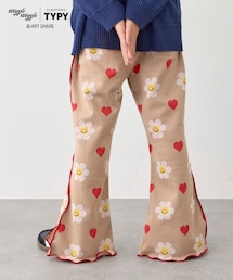 CIAOPANIC TYPY | 【KIDS】【wigglewiggle】ユニセックス配色メロウジャガード微フレアパンツ(パンツ)