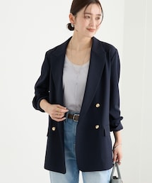 RIVE DROITE | 予約【オンオフ使える】ドライギャバピークドラペルジャケット/2月上旬お届け予定(テーラードジャケット)