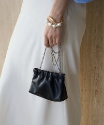 CAPRICIEUX LE'MAGE | チェーンギャザーポーチバッグ(その他)