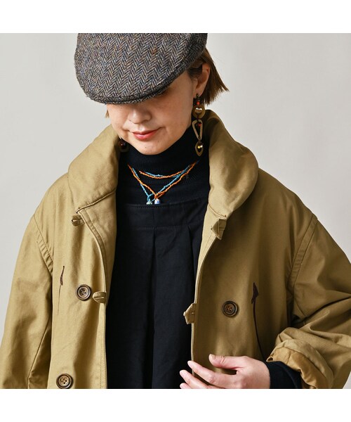 45R（フォーティファイブアール）の「高密度ダックの908カナディアンコート（ジャケット/アウター・レディース・12-ベージュ・01-XS/02-S/03-M/04-L）」の13枚目の写真