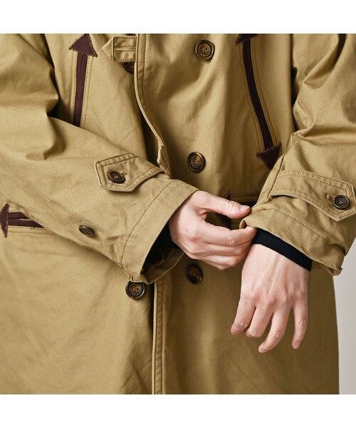 45R（フォーティファイブアール）の「高密度ダックの908カナディアンコート（ジャケット/アウター・レディース・12-ベージュ・01-XS/02-S/03-M/04-L）」の18枚目の写真