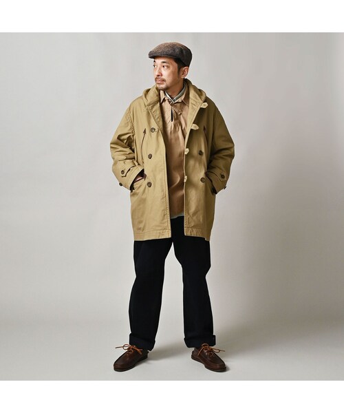 45R（フォーティファイブアール）の「高密度ダックの908カナディアンコート（ジャケット/アウター・レディース・12-ベージュ・01-XS/02-S/03-M/04-L）」の5枚目の写真