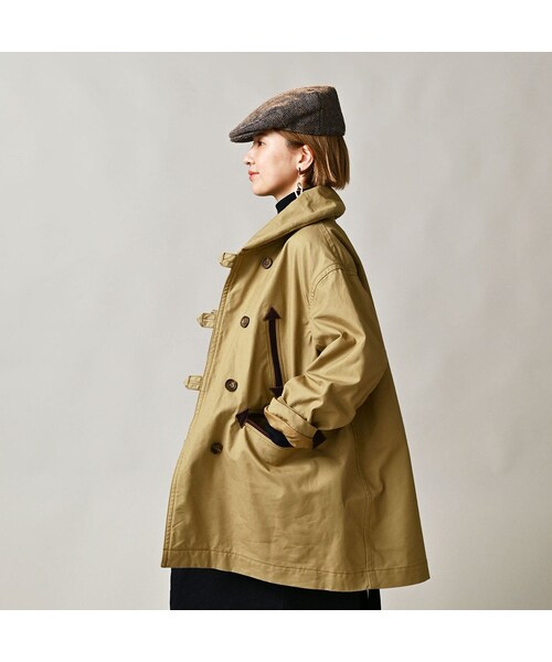 45R（フォーティファイブアール）の「高密度ダックの908カナディアンコート（ジャケット/アウター・レディース・12-ベージュ・01-XS/02-S/03-M/04-L）」の7枚目の写真