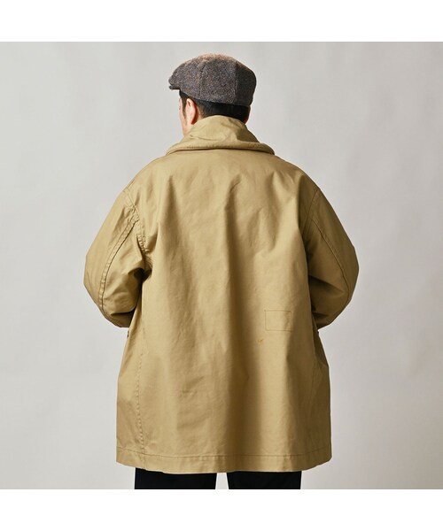 45R（フォーティファイブアール）の「高密度ダックの908カナディアンコート（ジャケット/アウター・レディース・12-ベージュ・01-XS/02-S/03-M/04-L）」の12枚目の写真