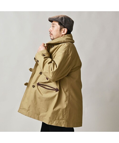 45R（フォーティファイブアール）の「高密度ダックの908カナディアンコート（ジャケット/アウター・レディース・12-ベージュ・01-XS/02-S/03-M/04-L）」の11枚目の写真