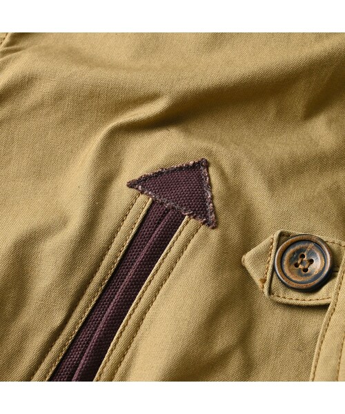 45R（フォーティファイブアール）の「高密度ダックの908カナディアンコート（ジャケット/アウター・レディース・12-ベージュ・01-XS/02-S/03-M/04-L）」の21枚目の写真