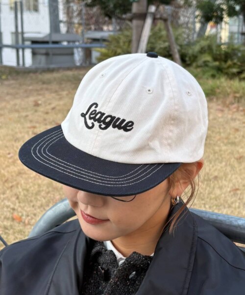 CIAOPANIC TYPY(チャオパニックティピー)の「UNISEXチェーンステッチロゴキャップ(キャップ・レディース・ブラック/グリーン/ブルー/ピンク/ネイビー・ONE)」の1枚目の写真