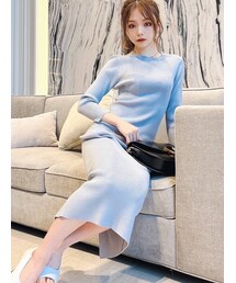 RESEXXY | リブニットワンピース(ワンピース)