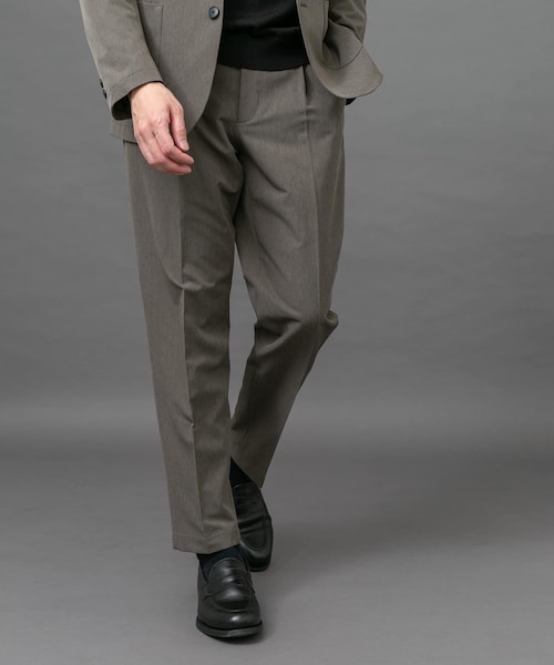 URBAN RESEARCH DOORS（アーバンリサーチドアーズ）の「LIFE STYLE TAILOR　4WAYストレッチメランジパンツ（スラックス・メンズ・NAVY/BROWN/SAGE KHAKI・S/M/L/XL）」の2枚目の写真