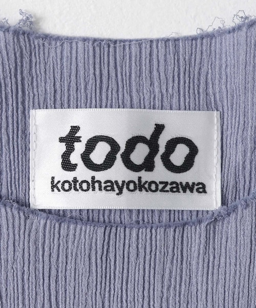 URBAN RESEARCH（アーバンリサーチ）の「kotohayokozawa　Co. yoryu long tank top（その他トップス・レディース・BLUE/ORANGE/LT.BLUE・FREE）」の10枚目の写真