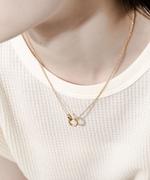 SMELLY | ステンレストップダブルチェーンネックレス(ネックレス)