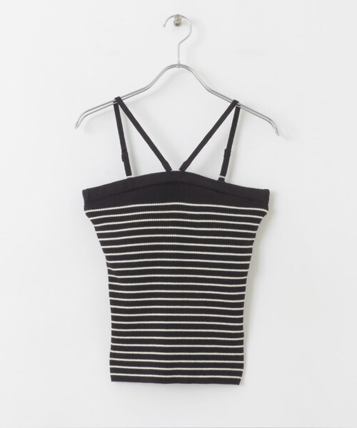 URBAN RESEARCH Sonny Label（アーバンリサーチサニーレーベル）の「カップ付きマルチウェイニットキャミソール（キャミソール・レディース・OFFボーダー/オフ/NAVYボーダー・FREE）」の15枚目の写真