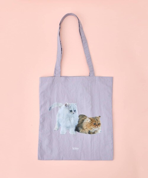 Lattice（Lattice）の「【1/5 11:00～販売開始】【MFKT】アニマルトートバッグ（バッグ・レディース・ブルー/パープル・FREE）」の2枚目の写真