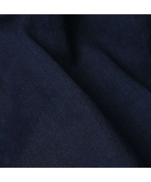 45R（フォーティファイブアール）の「双糸チノの908ステンカラーコート（インディゴ）（ジャケット/アウター・レディース・73-45×藍納戸・02-S/04-L）」の16枚目の写真