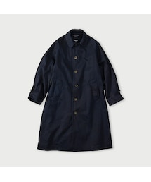 45R | 双糸チノの908ステンカラーコート（インディゴ）
