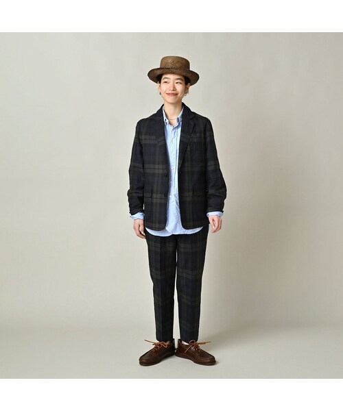 45R(フォーティファイブアール)の「ギャバブルタイルの908みゆきジャケット(ジャケット/アウター・レディース・73-レジメンストライプ/94-ブラックウォッチ・01-XS/02-S/03-M/04-L)」の4枚目の写真