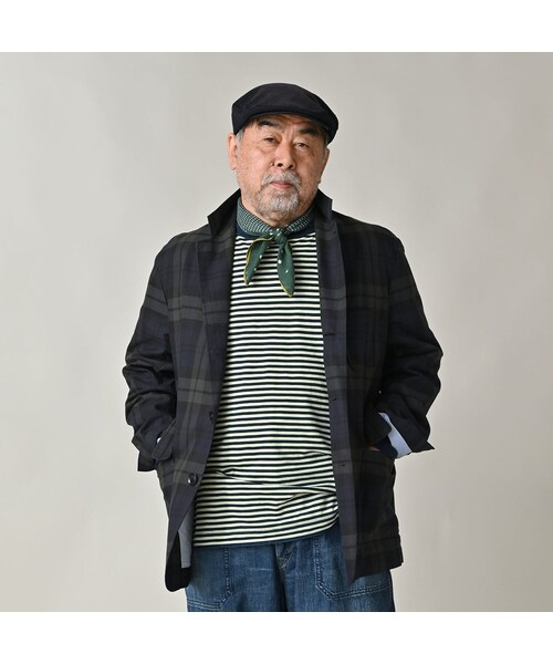 45R(フォーティファイブアール)の「ギャバブルタイルの908みゆきジャケット(ジャケット/アウター・レディース・73-レジメンストライプ/94-ブラックウォッチ・01-XS/02-S/03-M/04-L)」の10枚目の写真