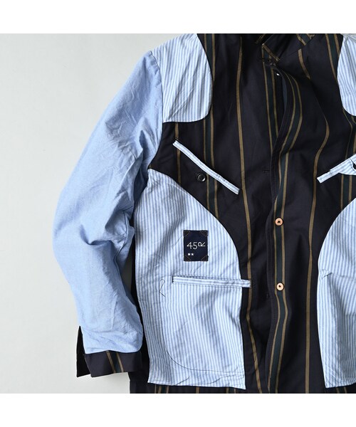 45R(フォーティファイブアール)の「ギャバブルタイルの908みゆきジャケット(ジャケット/アウター・レディース・73-レジメンストライプ/94-ブラックウォッチ・01-XS/02-S/03-M/04-L)」の21枚目の写真