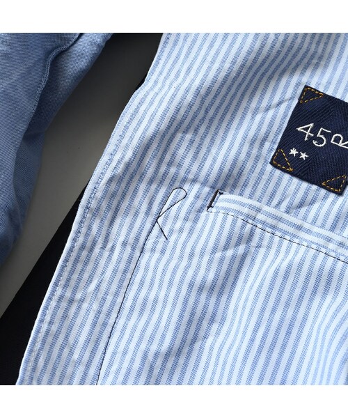 45R(フォーティファイブアール)の「ギャバブルタイルの908みゆきジャケット(ジャケット/アウター・レディース・73-レジメンストライプ/94-ブラックウォッチ・01-XS/02-S/03-M/04-L)」の22枚目の写真