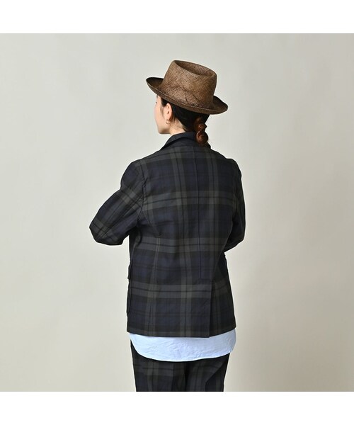 45R(フォーティファイブアール)の「ギャバブルタイルの908みゆきジャケット(ジャケット/アウター・レディース・73-レジメンストライプ/94-ブラックウォッチ・01-XS/02-S/03-M/04-L)」の8枚目の写真