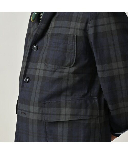 45R(フォーティファイブアール)の「ギャバブルタイルの908みゆきジャケット(ジャケット/アウター・レディース・73-レジメンストライプ/94-ブラックウォッチ・01-XS/02-S/03-M/04-L)」の14枚目の写真